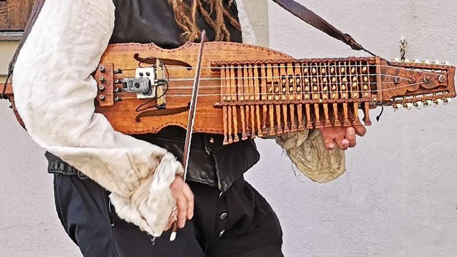 Die Nyckelharpa ist wertvoll. Einem 38-Jährigen wurde seine am Samstag in Rothenburg gestohlen. (Foto: Jürgen Binder)