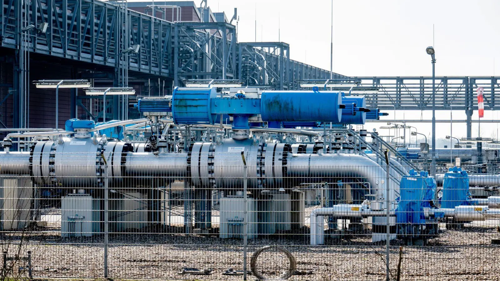 Gasspeicher: Historischer Tiefstand in einem August (Foto: Hauke-Christian Dittrich/dpa)