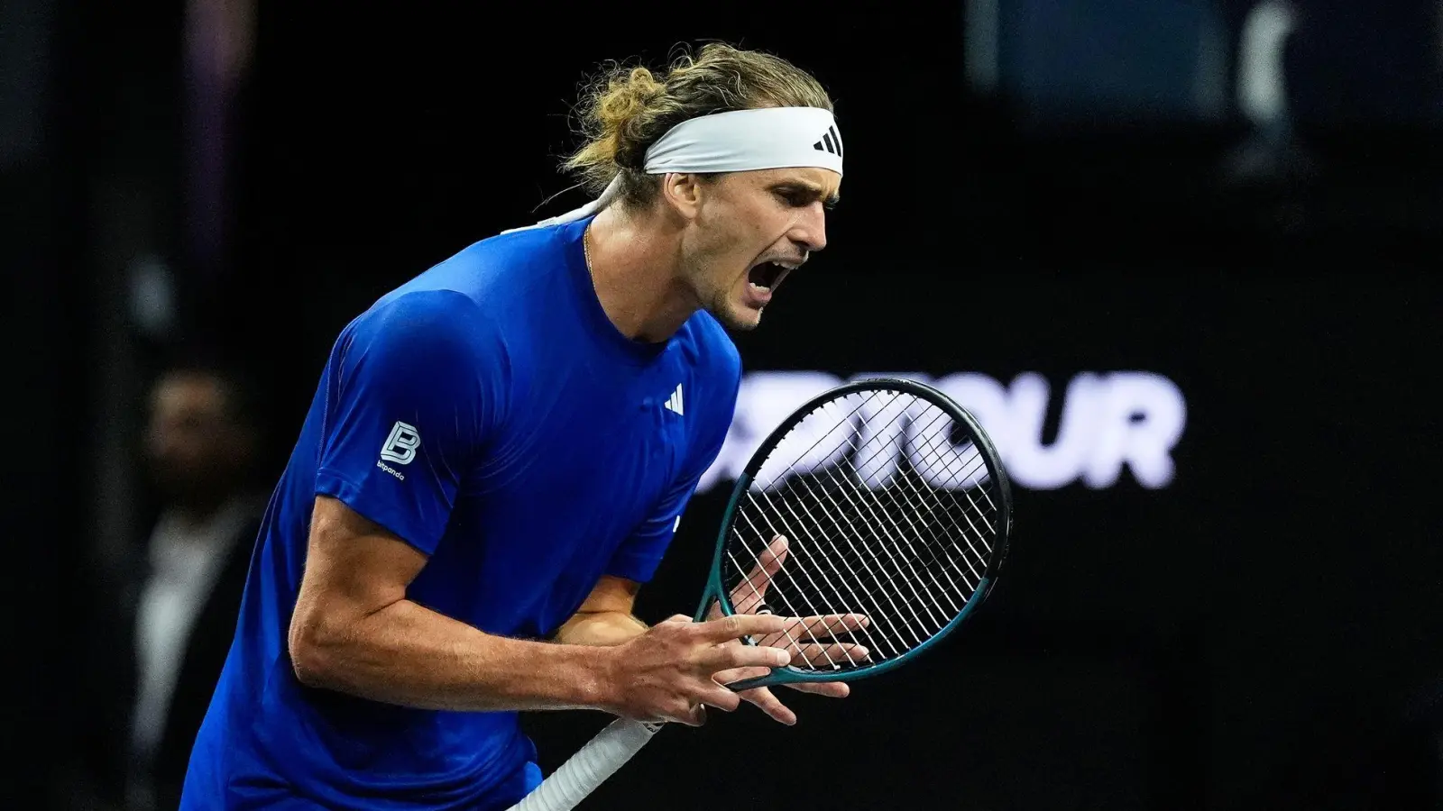 Alexander Zverev verzweifelte am zweiten Tag beim Laver Cup am Australier Alex de Minaur. (Foto: Jeff Chiu/AP/dpa)