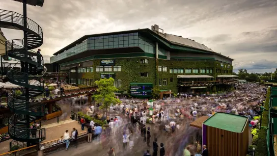 In Wimbledon werden beim Herren-Turnier in diesem Jahr keine Weltranglisten-Punkte vergeben. (Foto: Steven Paston/PA Wire/dpa/Symbolbild)