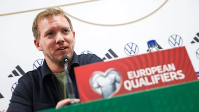 Julian Nagelsmann erwartet ein schweres Spiel in Belfast.  (Foto: Christian Charisius/dpa)