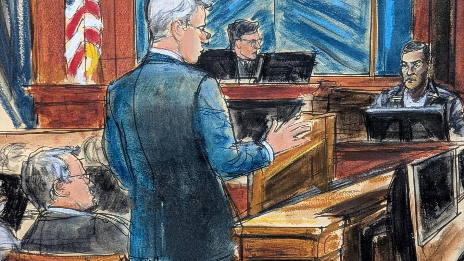 Rapper Combs vor Gericht. (Archivbild) (Foto: Elizabeth Williams/AP/dpa)