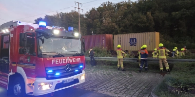 Einen Einsatz im Bahnhof von Neustadt/Aisch hatte die Feuerwehr am Mittwochabend.  (Foto: Kreisfeuerwehrverband/Rainer Weiskirchen)