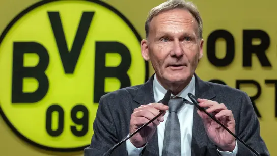Lobt die „nach wie vor hohe Reputation“ der Bundesliga: Hans-Joachim Watzke, Geschäftsführer von Borussia Dortmund. (Foto: Bernd Thissen/dpa)