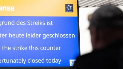 Bald wieder Streik? Die Lufthansa befindet sich gleich in mehreren Tarifkonflikten. (Foto: Boris Roessler/dpa)