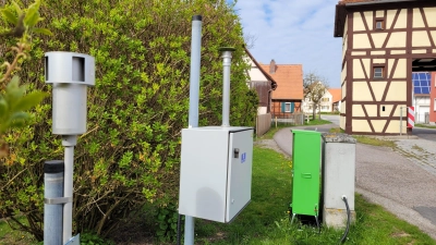 In Ickelheim waren zwei Messstationen platziert – eine davon am oberen Tor. (Archivfoto: Nina Daebel)