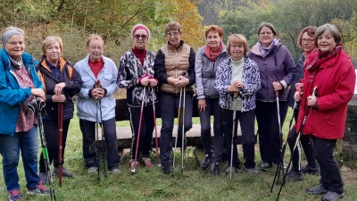Im vergangenen Jahr wanderte die TSV-2000-Abteilung Nordic Walking im Rahmen der Herbstwanderwoche durchs Taubertal. Auch dieses Mal wird es am Donnerstag, 16. Oktober, eine Tour geben. Sie startet um 9 Uhr am Marktplatz. (Archivbild: Rudolf Stein)