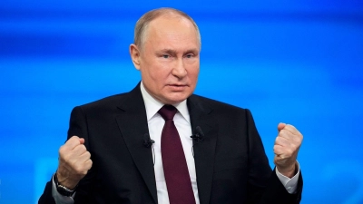 Der russische Präsident Wladimir Putin hat massive Angriffe auf ukrainische Energieanlagen angeordnet. (Archivbild) (Foto: Alexander Zemlianichenko/Pool AP/dpa)