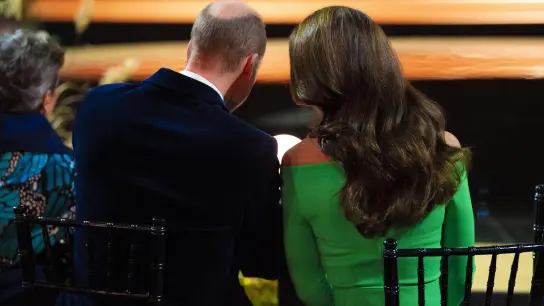 Prinz William, Prinz von Wales, und Kate, Prinzessin von Wales, bei der Preisverleihung des Earthshot Umweltpreises in Boston. (Foto: Kirsty O'connor/PA Wire/dpa)