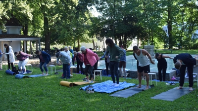 Viele nahmen an der kostenlosen Aktionswoche „Neustadt atmet” teil und kamen in den Luitpoldpark. (Foto: Ute Niephaus)