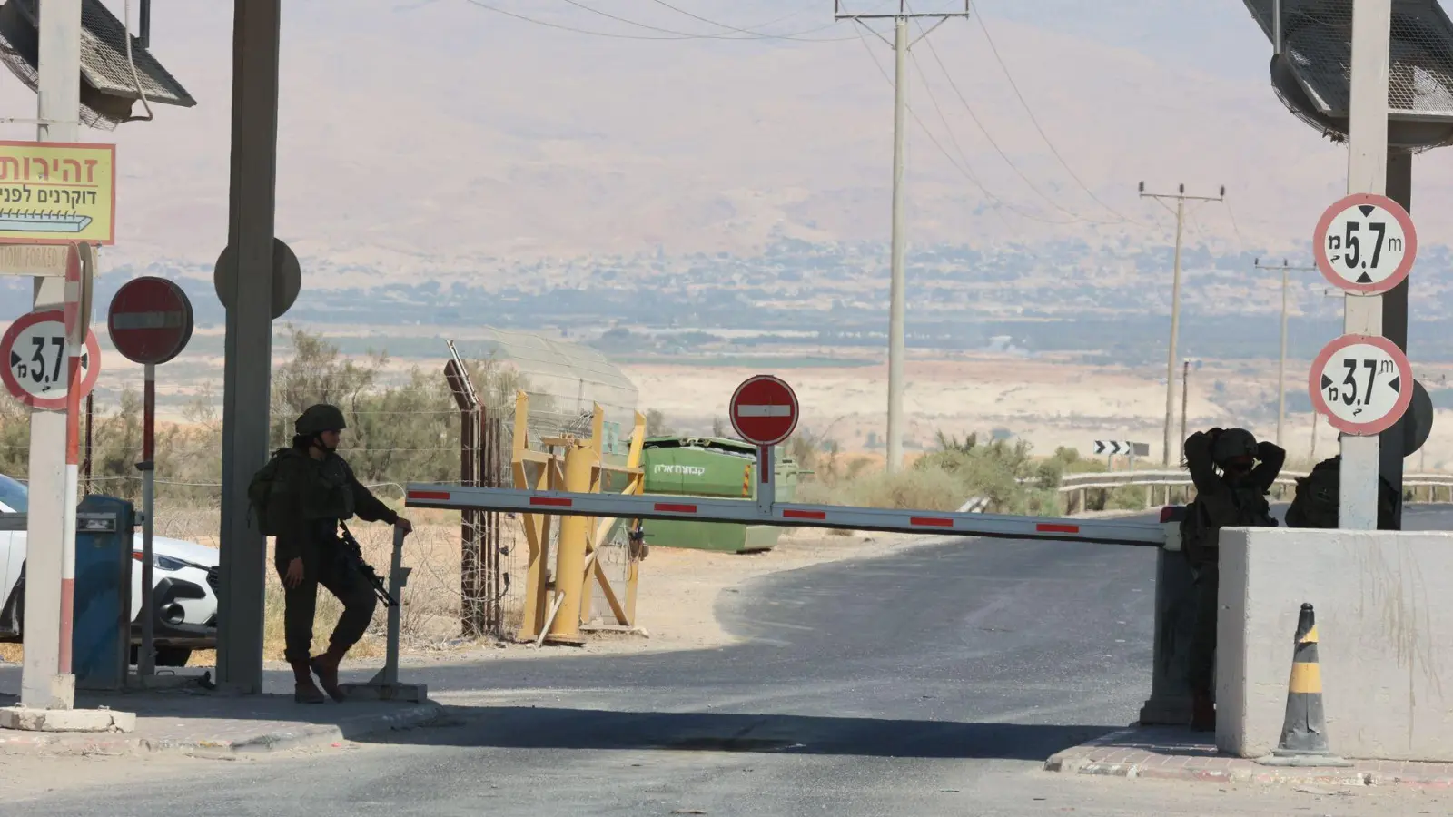 Israel kontrolliert den Grenzübergang zwischen Jordanien und dem Westjordanland. (Archivbild) (Foto: Gil Cohen Magen/XinHua/dpa)