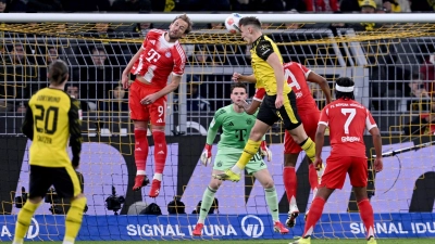Nico Schlotterbeck erzielte gegen die Bayern die BVB-Führung (Foto: David Inderlied/dpa)