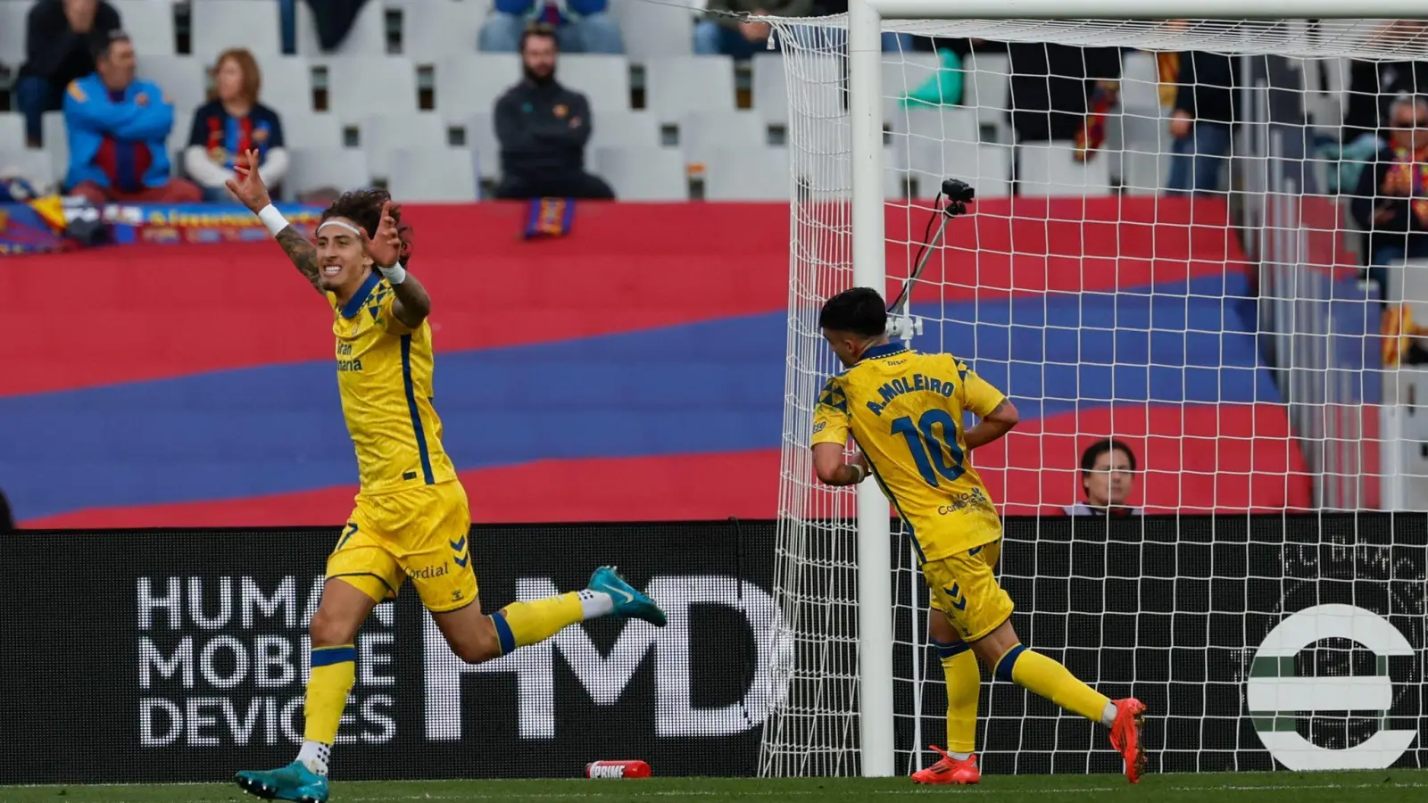 Fábio Silva zündete erst bei Las Palmas so richtig (Foto: Joan Monfort/AP/dpa)