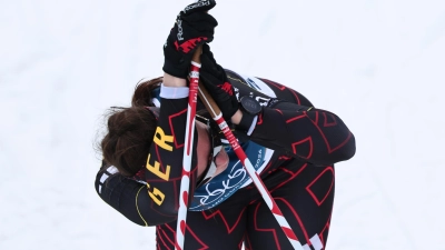 Coletta Rydzek verpasste im Sprint das Finale. (Foto: Daniel Karmann/dpa)