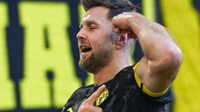 BVB-Stürmer Niclas Füllkrug ist mit seiner persönlichen Saison bisher zufrieden. (Foto: Swen Pförtner/dpa)