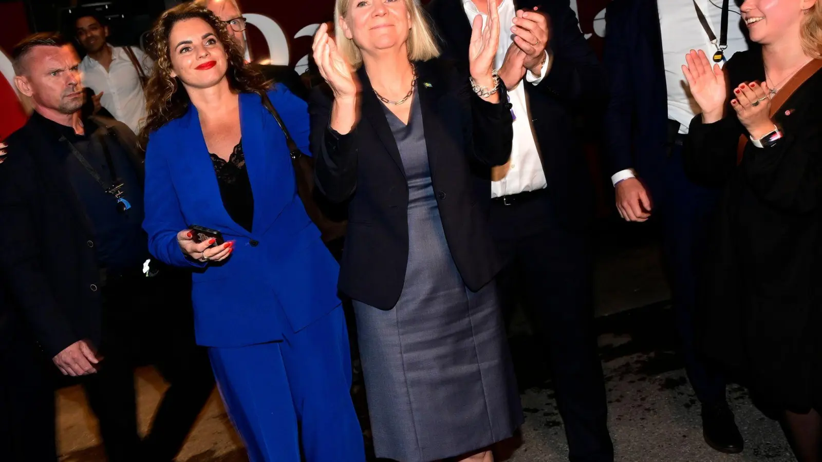 Magdalena Anderssons Sozialdemokraten wurden stärkste Kraft. (Archivbild) (Foto: Jonas Ekstroemer/TT News Agency/AP/dpa)