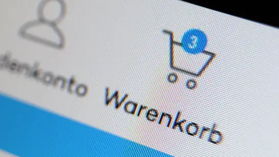 Schnell ab in den Warenkorb und bestellen? Die Umsatzzahlen im Onlinehandel sind zuletzt zurückgegangen. (Foto: picture alliance / Karl-Josef Hildenbrand/dpa)