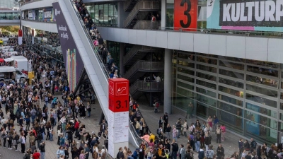 Die Frankfurter Buchmesse bleibt auf dem Messegelände der Mainmetropole. (Foto: Helmut Fricke/dpa)