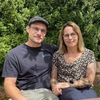 Glück im Unglück: Nachdem Nicole Haux von angeblichen Handwerkern abgezockt wurde, hat sie ihren Partner Florian Greiner kennengelernt. (Foto: Lisa-Maria Liebing)