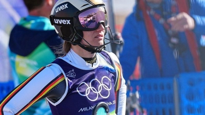 Medaillen-Traum geplatzt: Lena Dürr war sichtlich enttäuscht. (Foto: Michael Kappeler/dpa)