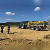 Gleich dreimal brannte es innerhalb einer Woche zuletzt in Ippesheim. Ohne die Hilfe der Landwirte wäre man da aufgeschmissen.  (Archivbild: Kreisfeuerwehrverband NEA)