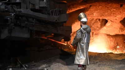 Die Stahlindustrie in Deutschland leidet unter gestiegenen Energiekosten (Foto: Federico Gambarini/dpa)