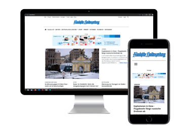 Bild von Desktop und Handy homepage